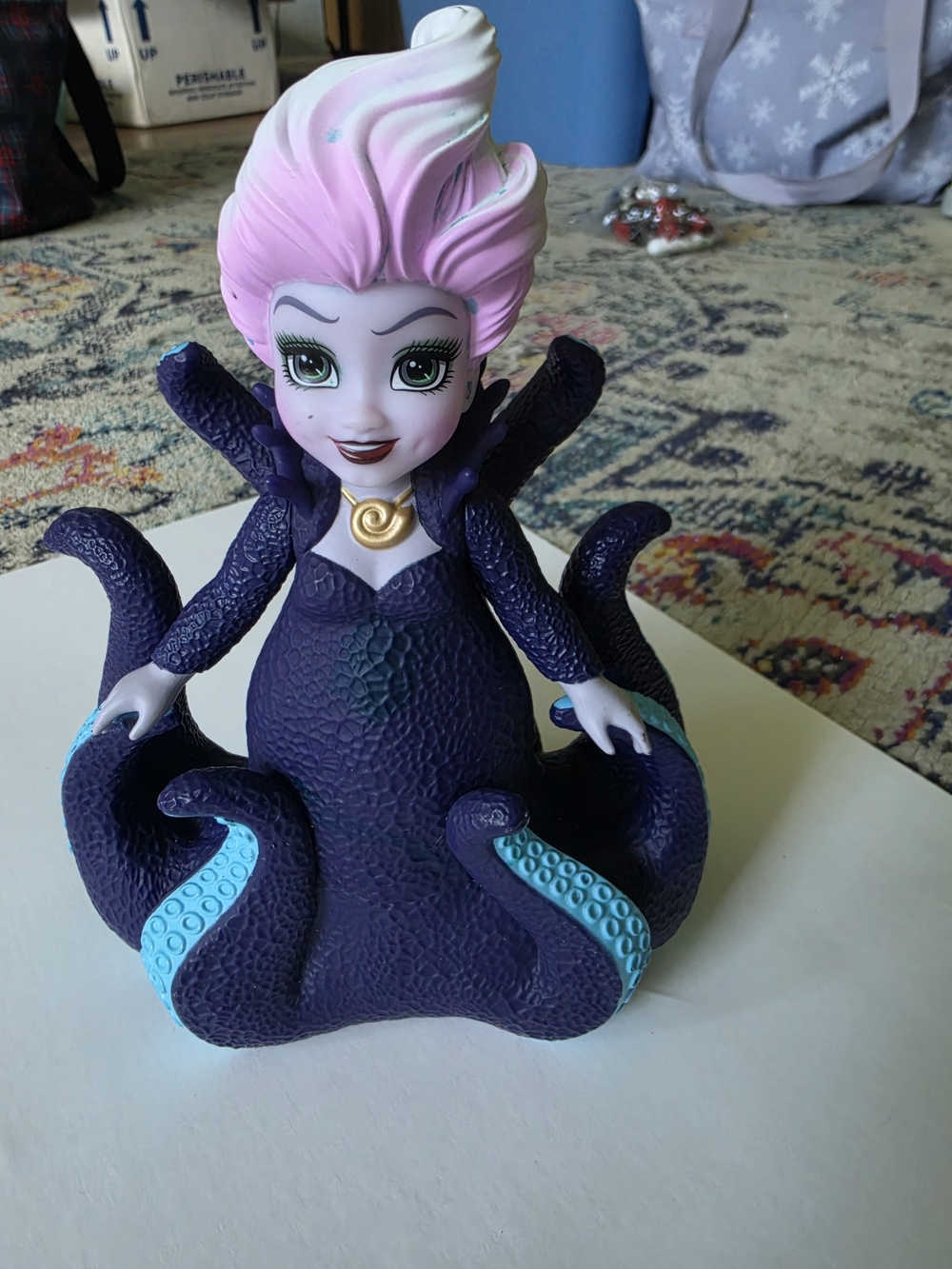 Disney Live Action Little Mermaid Ursula Toy Doll 8” Figure Vinyl Arms Move